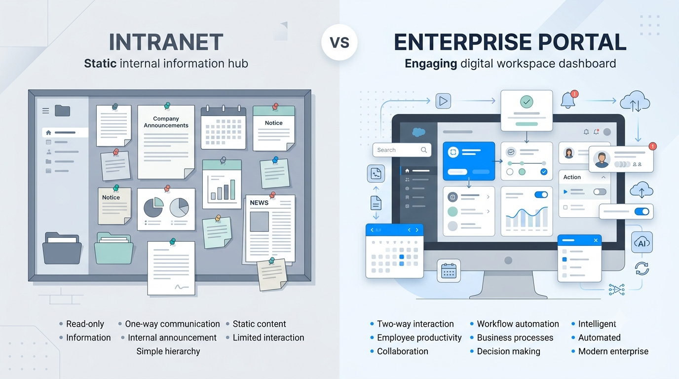 Enterprise Portal vs. Intranet Why People Confuse the Two